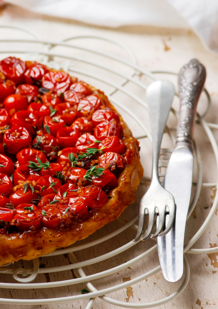 Tomaten tarte tatin - Vol Smaak