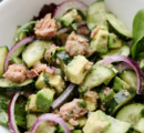 Komkommer tonijn salade